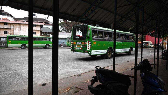 Commuters, bus operators irked over poor condition of Fort Kochi bus stand  