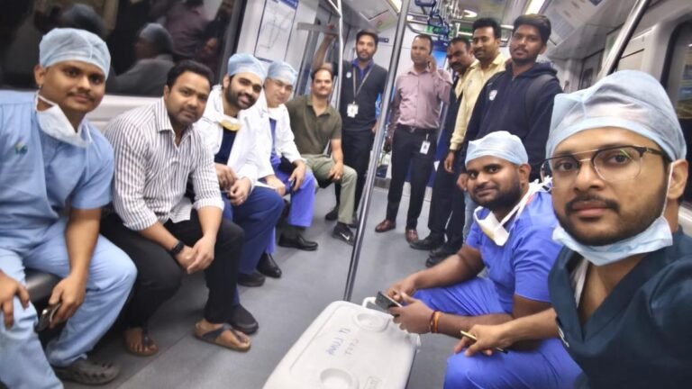 Green corridor saves a life in Hyderabad, heart transported via road and metro in 36 minutes