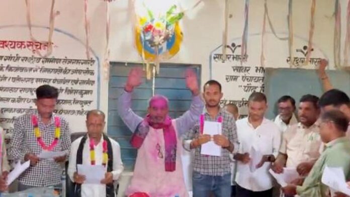 In Chhattisgarh, husbands take oath in place of women panchayat representatives