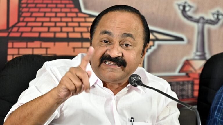 Left government’s position on offshore sand mining along Kerala coast lacks clarity, says V.D. Satheesan