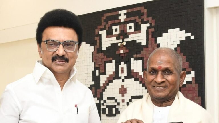 Tamil Nadu CM Stalin meets Ilaiyarajaa ahead of his debut symphony in London 