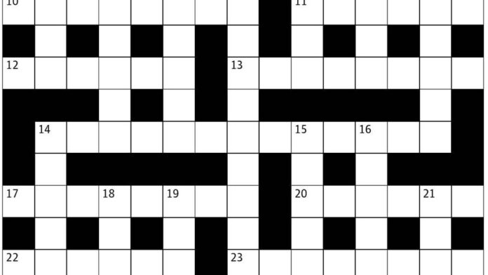 sunday magazine crossword