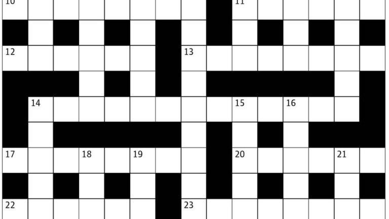 sunday magazine crossword
